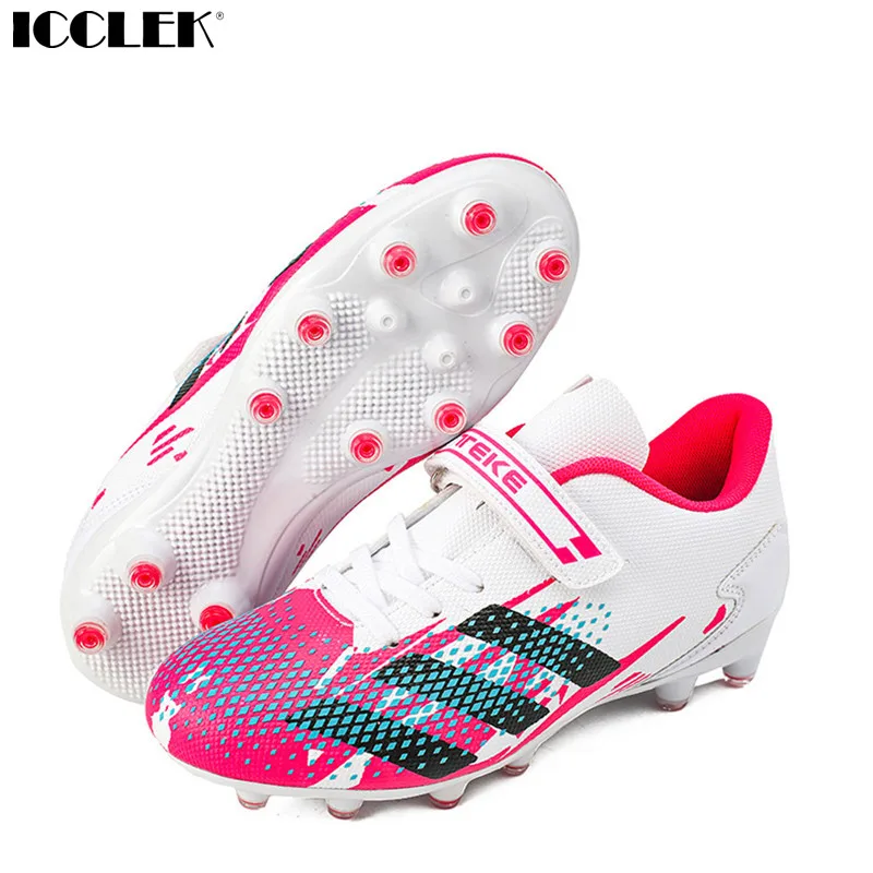 

Children's Boots Girl's Sneakers Society Futsal Low Cut Indoor Footwear Professional Men's Fashion Adult Cleats Sports Training