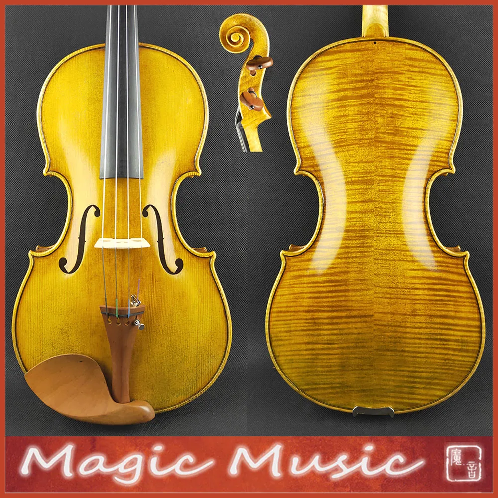 Мастер уровне! Копия Rogerius Bon Nicolai Amati Master viola Размер 410 мм#2202, русская ель и масляная лака ручной работы