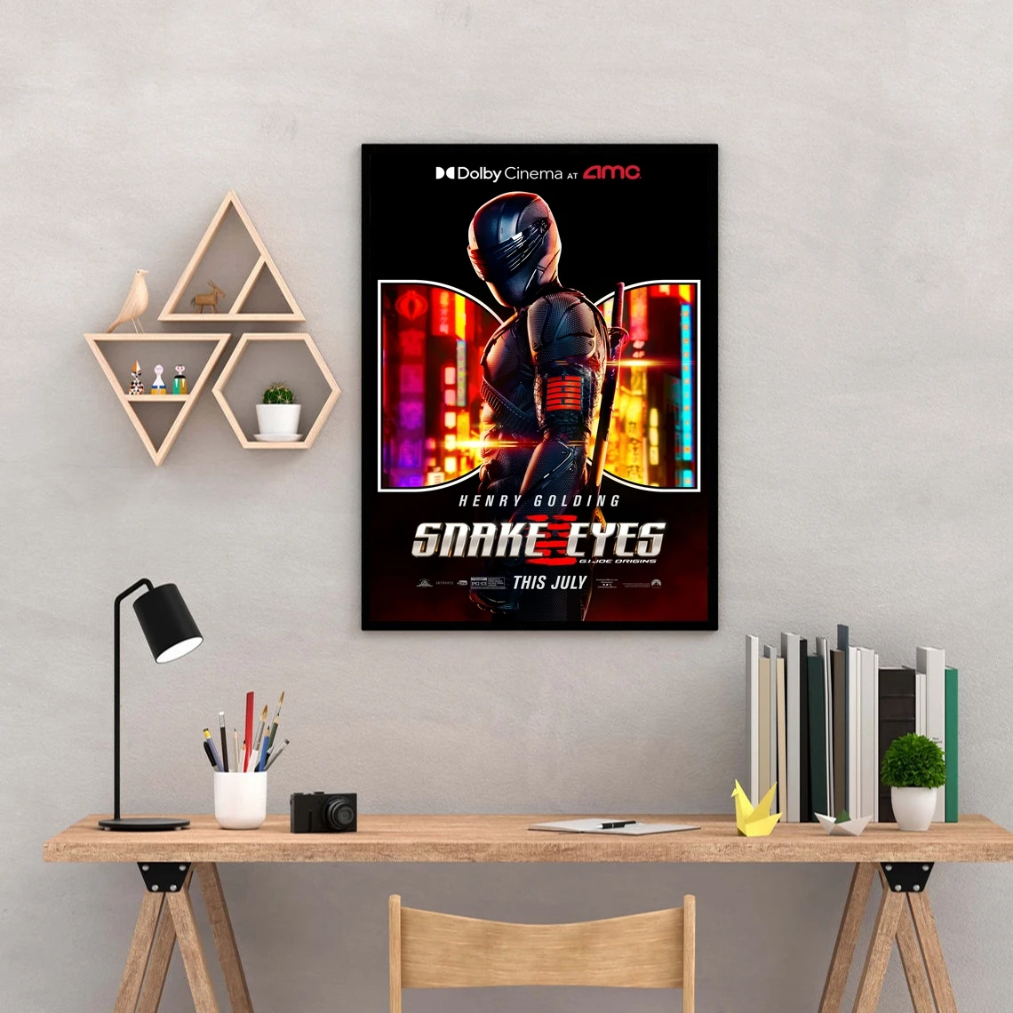 

Snake Eyes Movie Cover Poster Art Print Canvas Painting Wall Pictures Living Room Home Decor (No Frame)