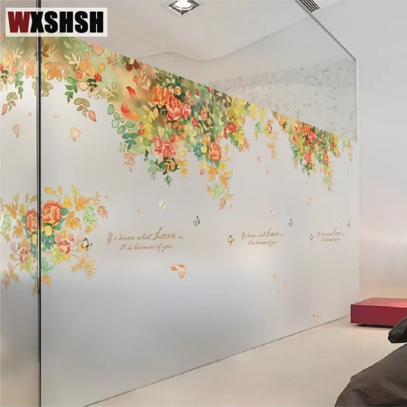 Электростатическая стеклянная пленка на заказ прочная декоративная