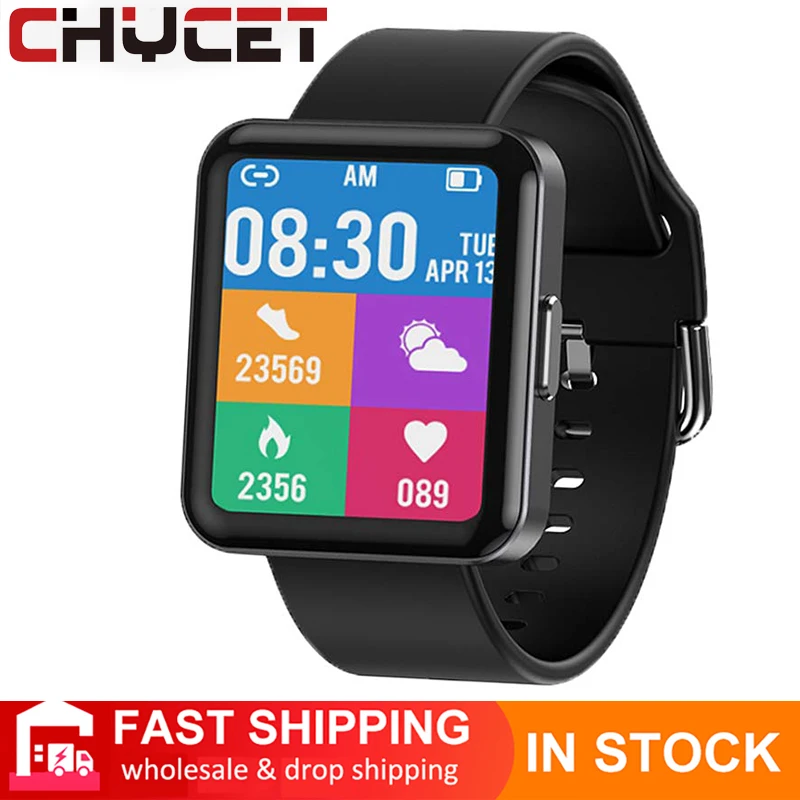 

CHYCET 2021 NEW In Stock Global Smartwatch Blood Pressure Heart Rate Sleep Monitor Waterproof Smart Watch for Xiaomi Android IOS