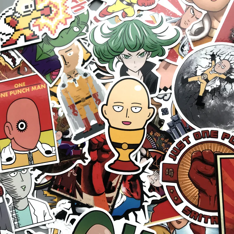 250 шт./лот наклейка ONE PUNCH MAN для игрушек модель saishi Genos багаж мотоцикл автомобиль