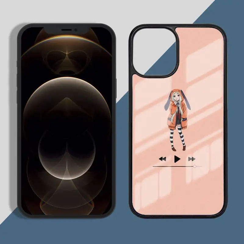 

Crazy Excitement anime Kakegurui Runa Phone Case PC for iPhone 11 12 pro XS MAX 8 7 6 6S Plus X 5S SE 2020 XR