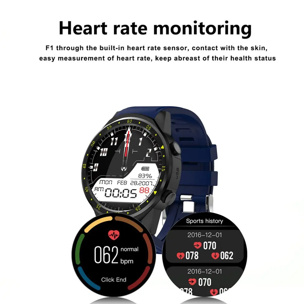 F1 Спортивные Смарт-часы с gps камерой Поддержка секундомер Smartwatch SIM карты наручные часы для Android IOS Телефон