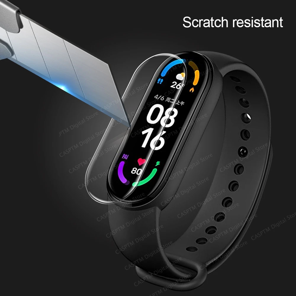 

3pcs TPU Soft Protective Film For Xiaomi mi Band 5 Smart Bracelet Wristband Full Screen Protector Cover For Mi Band 6 5 4 3
