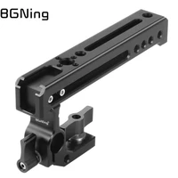 bgning top handle grip cheese cold shoe 15mm rod clamp for dslr camera cage monitor led video light photo studio accessories