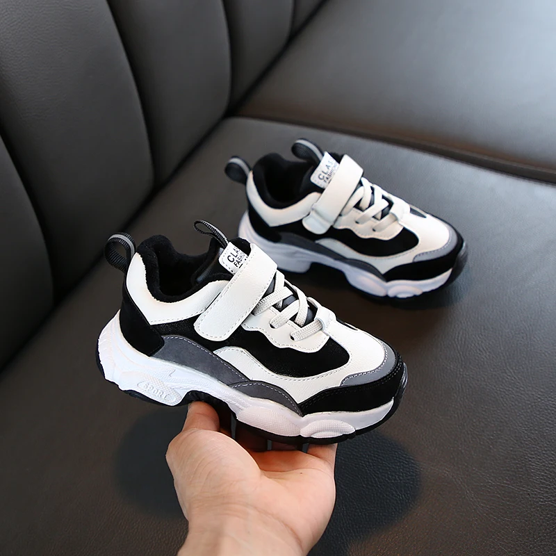 Детская обувь детские кроссовки для мальчиков с бархатной подкладкой