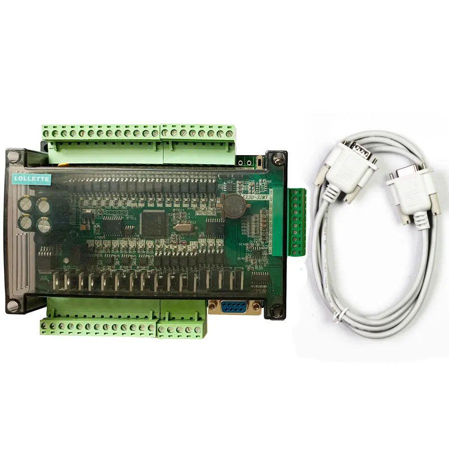 FX3U LE3U 32MT 6AD2DA 16 входов транзисторов выход 6 аналоговый вход 2 контроллер ПЛК RS485 RTC