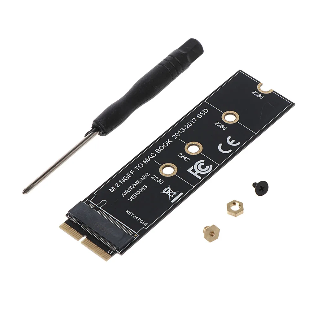 1 шт. Новый M.2 PCIE Накопитель SSD с протоколом NVME адаптер конвертер карты для Apple MAC Air