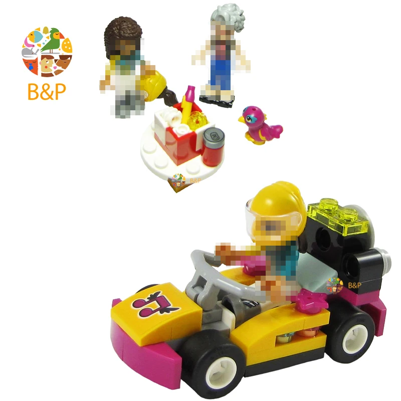 41349 350 шт Девушки Друзья серии Дрифтинг DinerModel кирпич набор игрушки для детей 11038