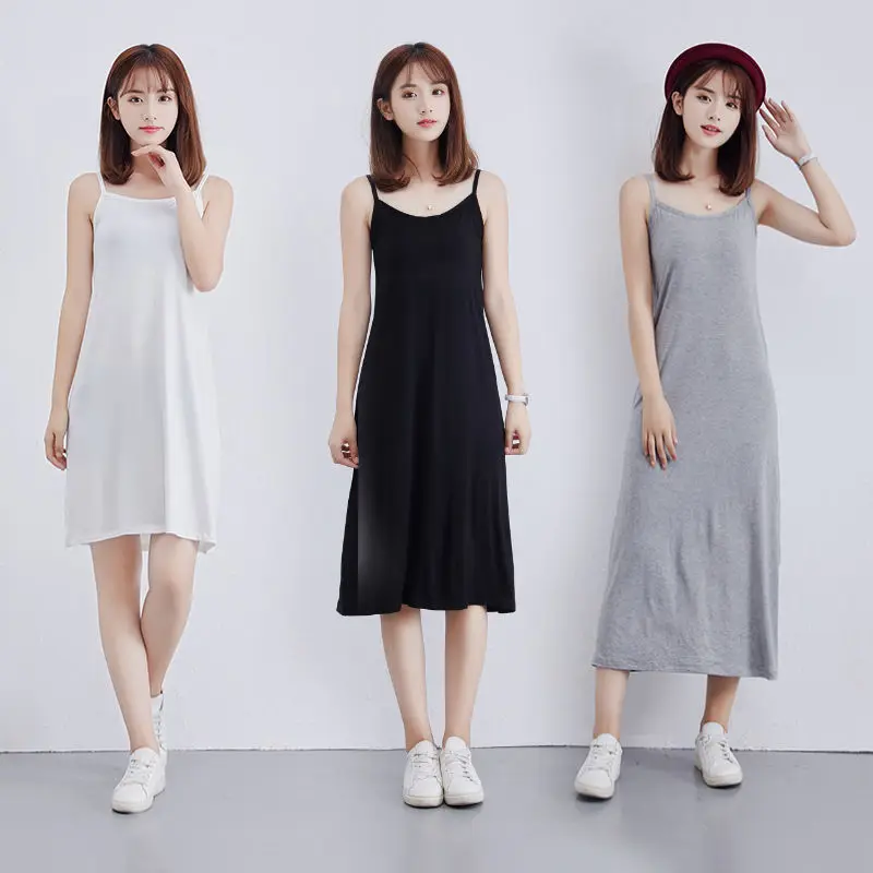 

Универсальное женское модальное платье, повседневное пикантное нижнее белье, Однотонная юбка, облегающий Топ, женское нижнее белье, платье-...