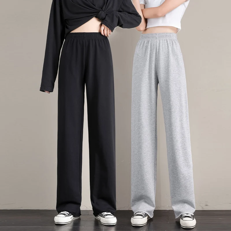 

Women's pants female streetwear joggers oversize high waisted Korean style Fashion wide leg harajuku 2021 new sweatpants baggy