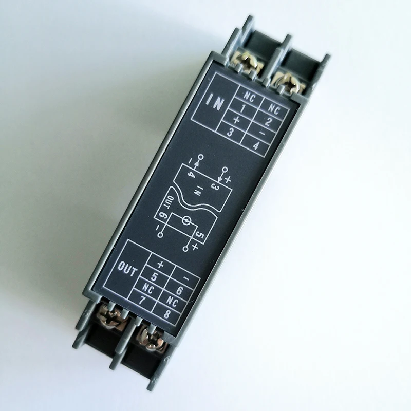 

DIN Rail Isolated 4-20mA Signal Isolator Current Signal Conditioner 0-20mA 4-20mA Isolation Amplifier 1500V Isolation