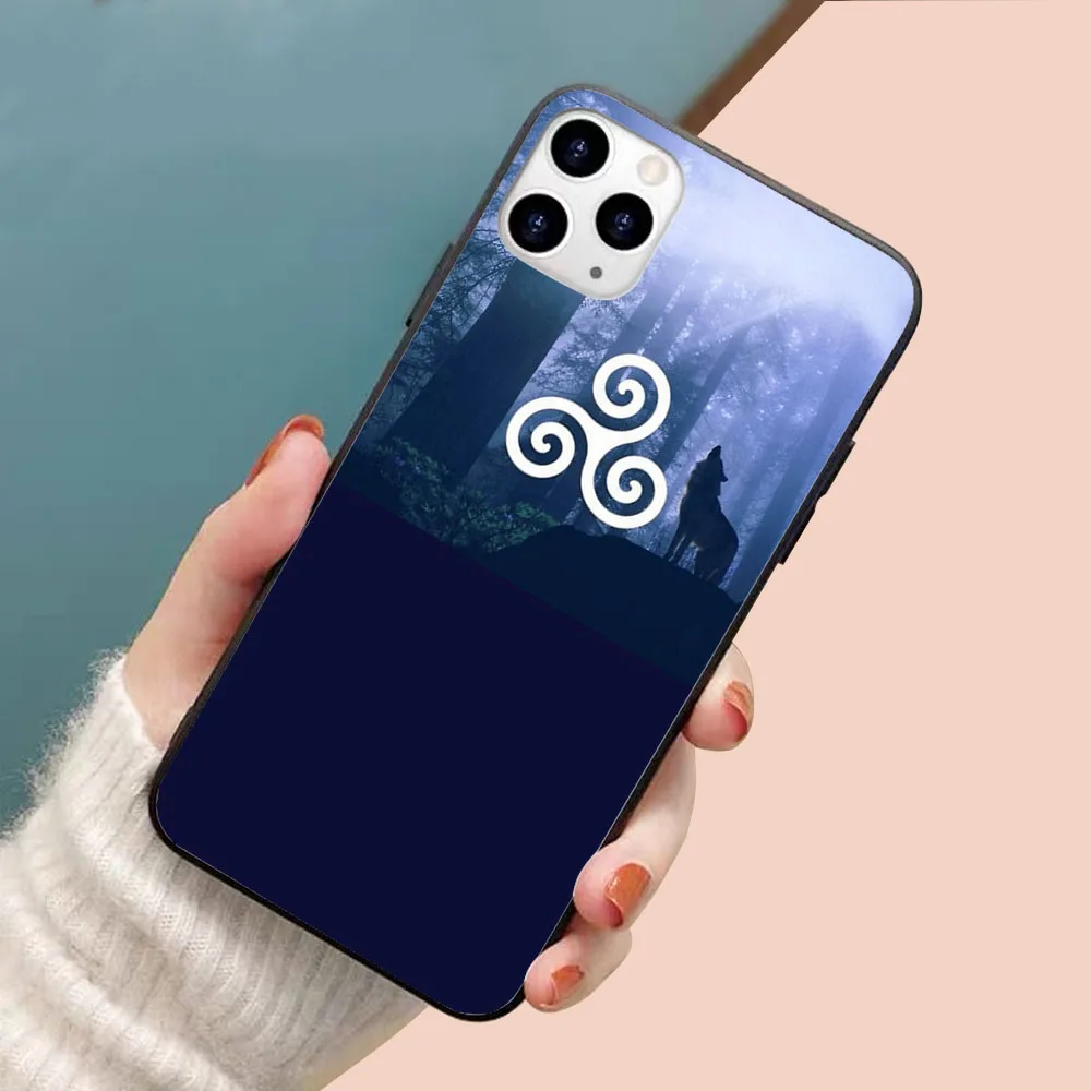 

teen wolf symbol soft TPU border phone case for iphone 11PRO 11PROMAX 11 X XS XR XSMAX 6 plus 7 7plus 8 8plus cover