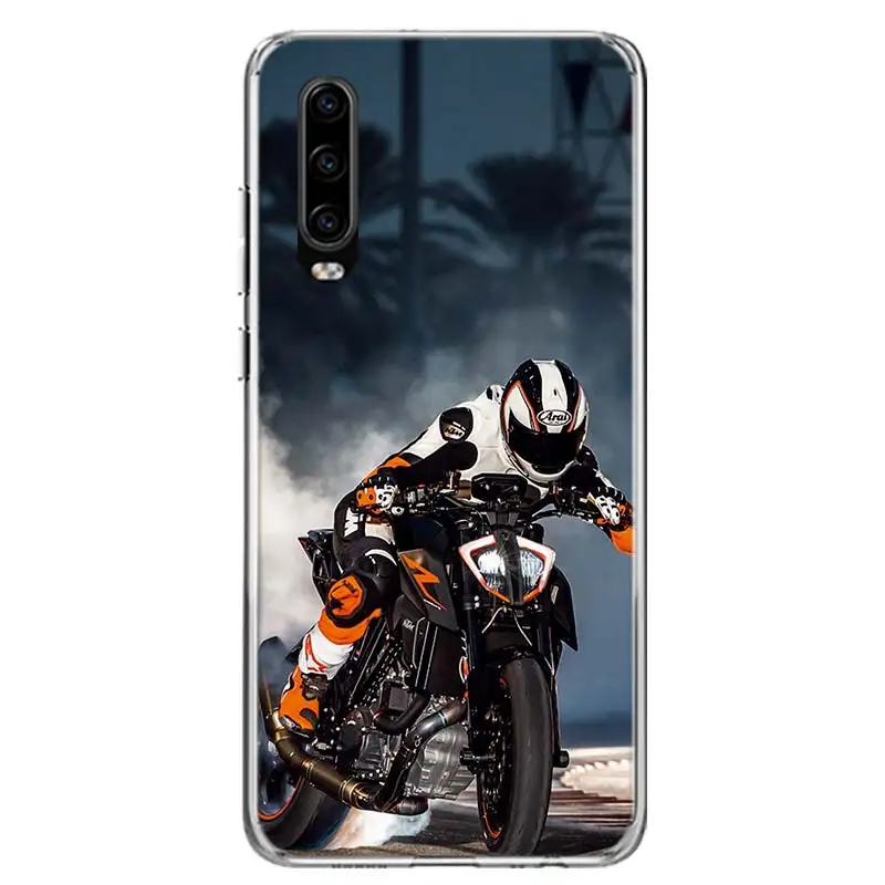 Moto Cross motorcycle sports Phone Case For Huawei P50 P40 Pro P30 Lite P20 P10 Mate 10 20 Lite 30 40 Pro Cover Coque Shell glass flip cover