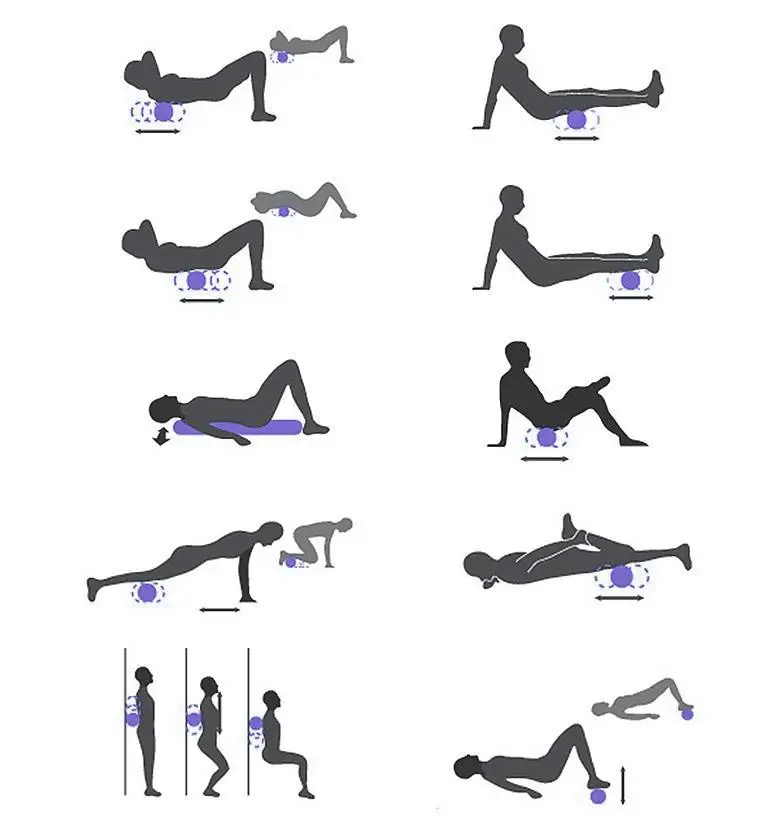 Вибрационный Массажный мяч электрический массажный ролик фитнес-мяч