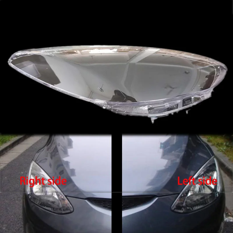 Для Mazda 2 M2 передние фары стеклянная лампа абажур крышка лампы прозрачная маска