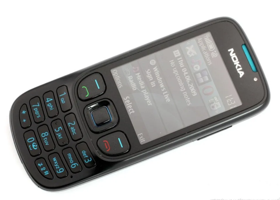 Nokia 6303 классический 6303C FM GSM мобильный телефон Поддержка Русская клавиатура разблокированный мобильный телефон