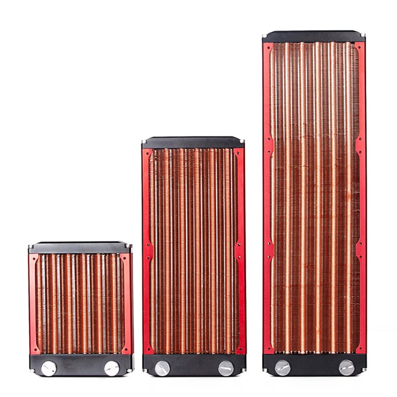 Новое поступление полностью медный радиатор для водяного охлаждения 120 240 360