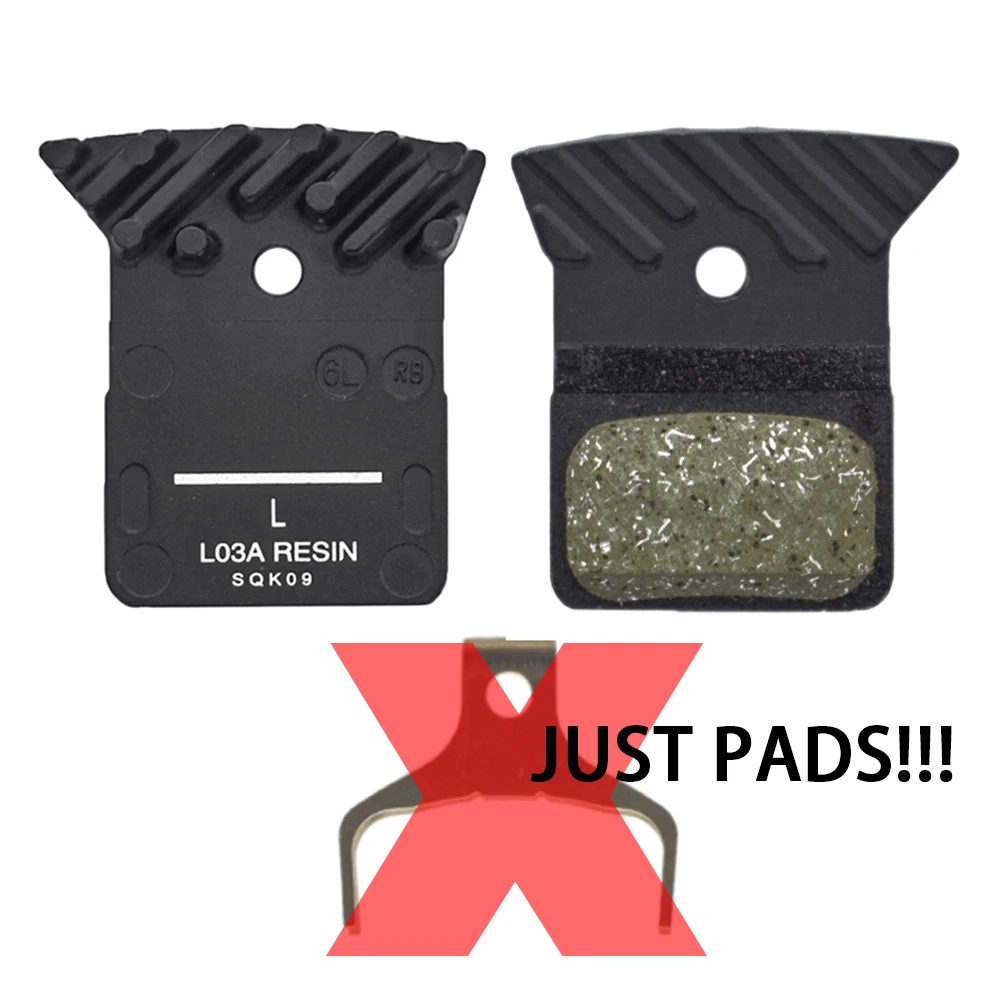 4 пары L03A полимерные дисковые Тормозные колодки с плавником для плоского