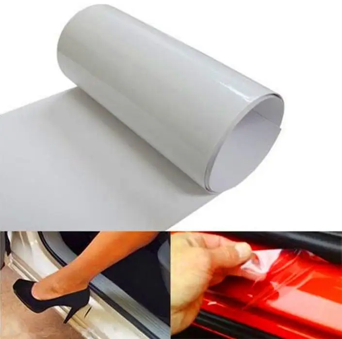 

15*150CM Clear Door Sill Or Door Edge Paint Protection Scratch Film Vinyl Sheet Car Accessories