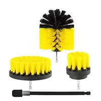 full accessories powerful scrubber cleaning kit 19pcs drill brush functional drill brush scrubber for tiles sinks bathtub