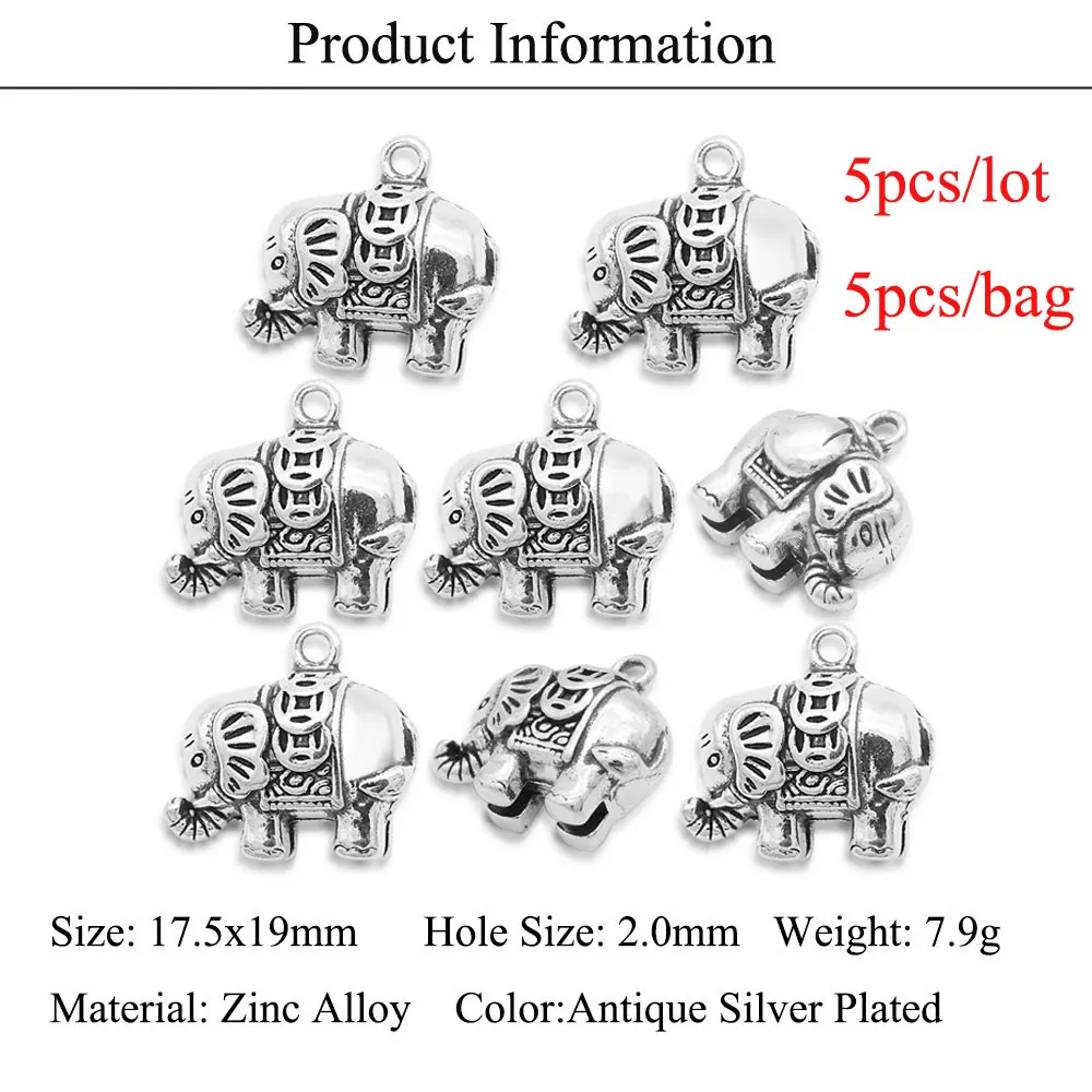 5/15 шт./лот Очаровательные Подвески в виде животных для изготовления ювелирных