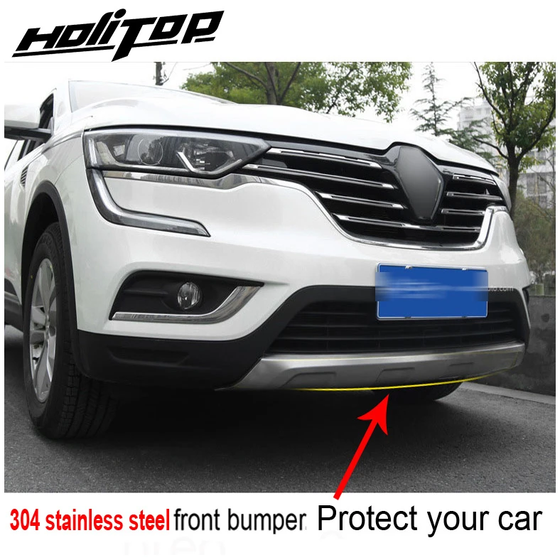 Защитная крышка бампера переднего из нержавеющей стали 304 для Renault new Koleos 2016 2019 с