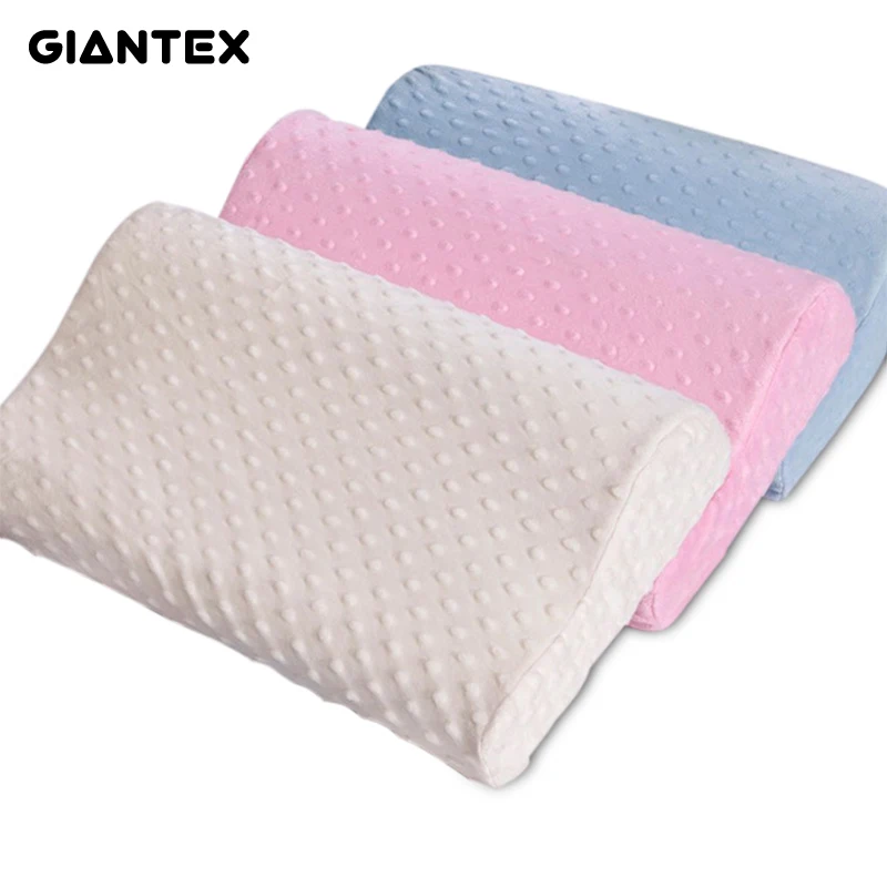 GIANTEX бамбуковая Подушка для сна Ортопедическая подушка из пены с эффектом памяти