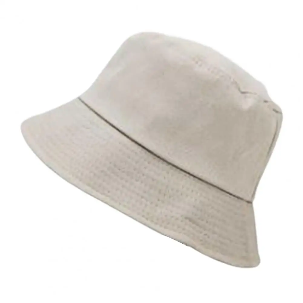 

Summer Foldable Bucket Hat Solid Color UV Protection Wide Brim Sunscreen Cap Bucket Cap Fashion Fishing Hunting Cap Accessories