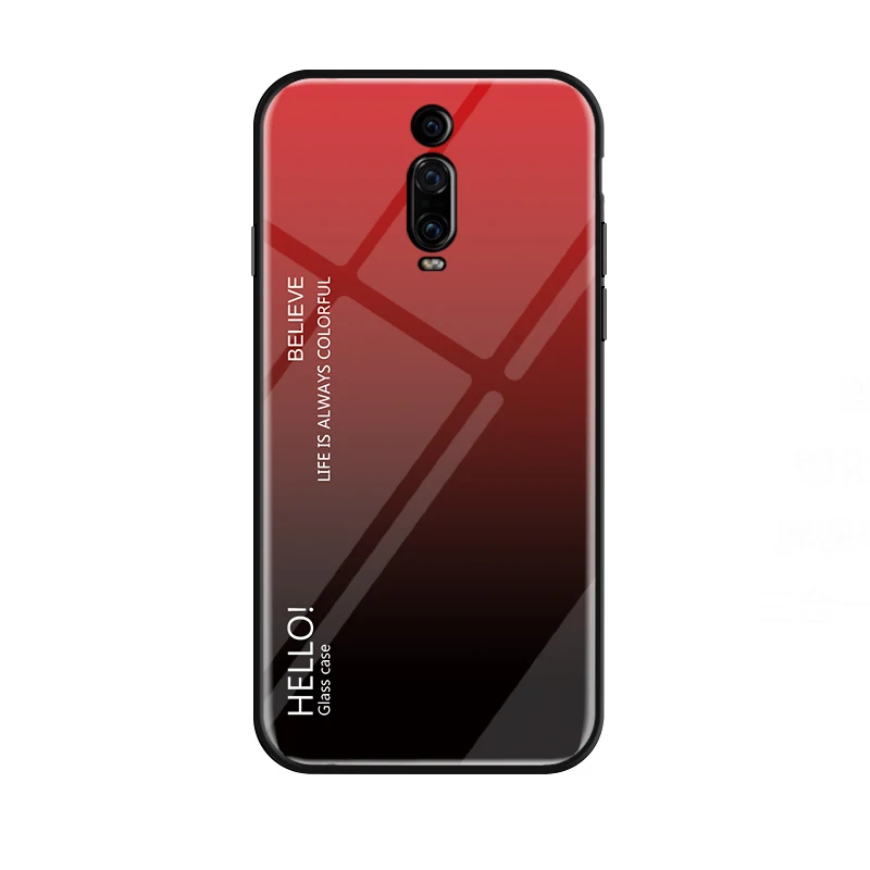 Градиентный чехол из закаленного стекла для Xiaomi Redmi K20 Pro 7A 7 6A 6 5 Plus S2 телефона Note 5A