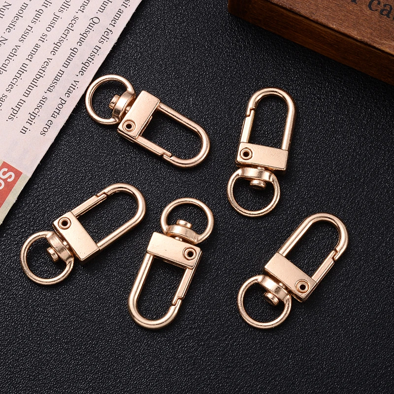 10Pcs/Lot 12x33mm Snap Lobster Clasp Hooks Metal Alloy Buckle for Keychain Neckalce Bracelet Jewelry Making Findings Supplies | Украшения и