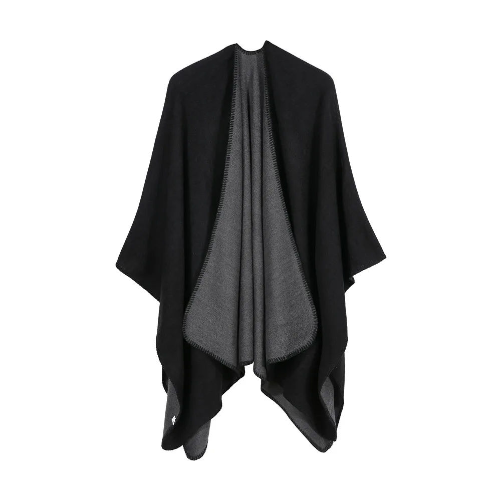 Женское одеяло с цветочным узором уютный платок-пончо длинная шаль кисточками