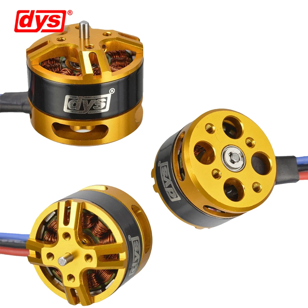 1 шт. DYS BE1806 1400KV/2300KV 2 3S бесщеточный двигатель для мини мультикоптеров радиоуправляемый самолет