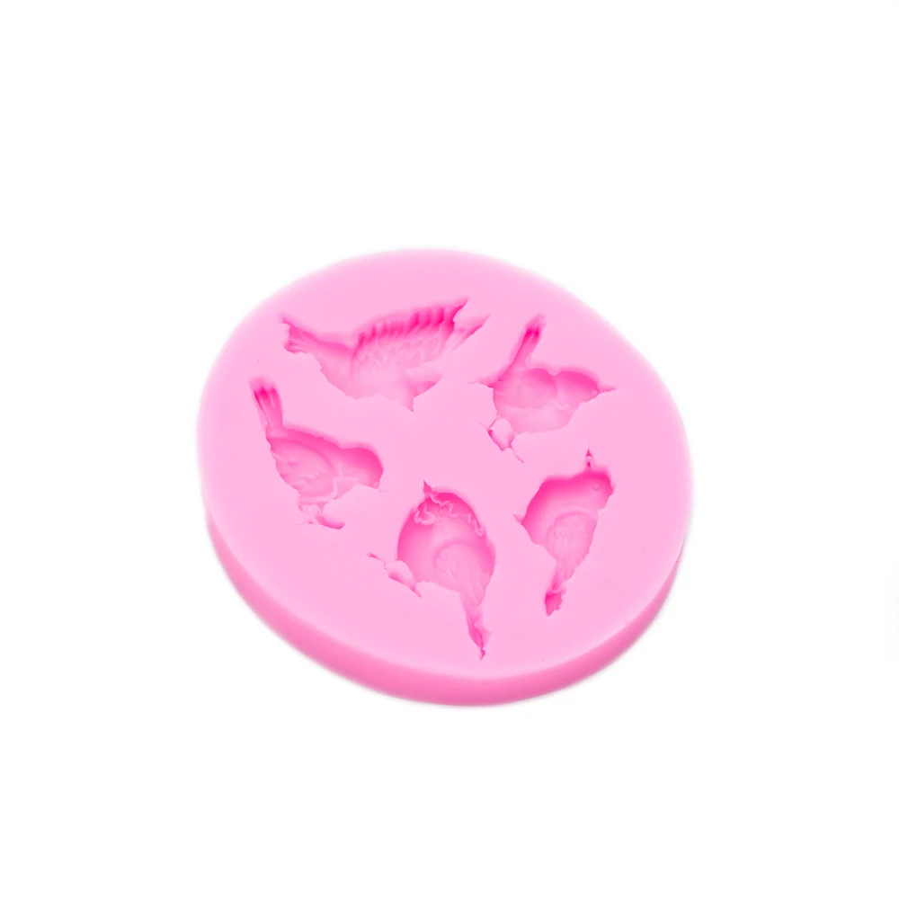 

Sparrow Birds Fondant Silicone Mold for DIY Pastry Cupcake Dessert Lace Cake Decoration Kitchen Accessories Baking Tool