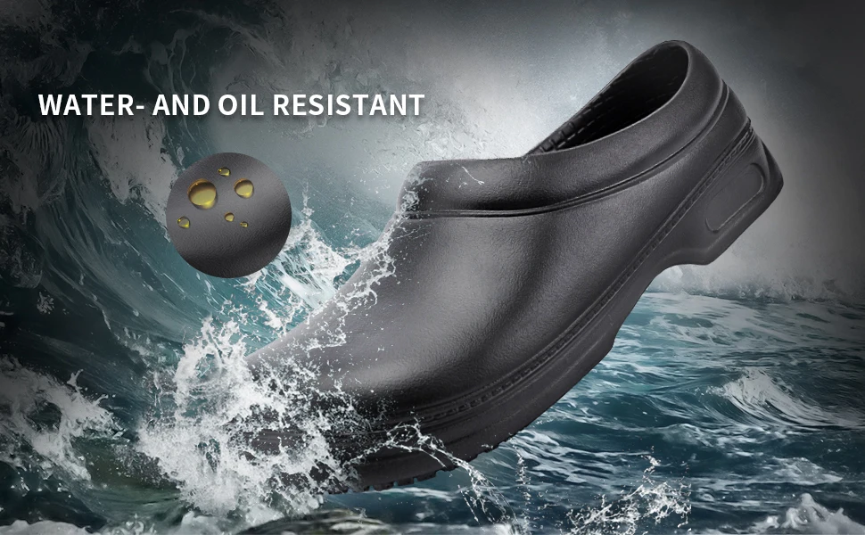 Женские рабочие туфли из ЭВА водонепроницаемые маслостойкие без застежки для