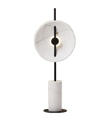 Постсовременная мраморная Напольная Лампа из смолы креативный светильник для