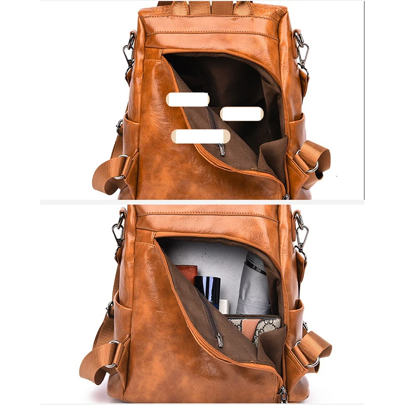 Градиентный рюкзак аллигатора Женский Большой многофункциональный из