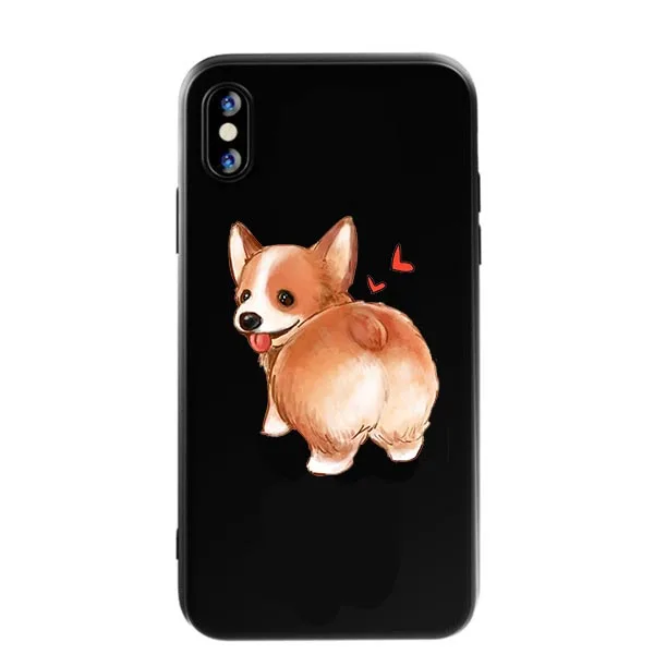 Чехол для телефона torgi черный мягкий силиконовый чехол iPhone XS 7 5 5S SE 6 6S 8 Plus X XR MAX |
