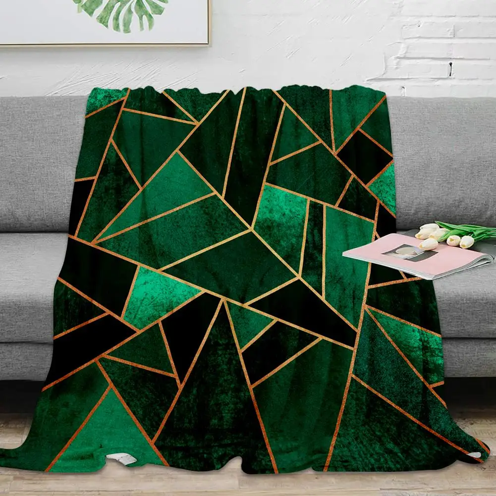 Мягкое теплое шерстяное Изумрудное покрывало одеяло из микрофибры фланелевое