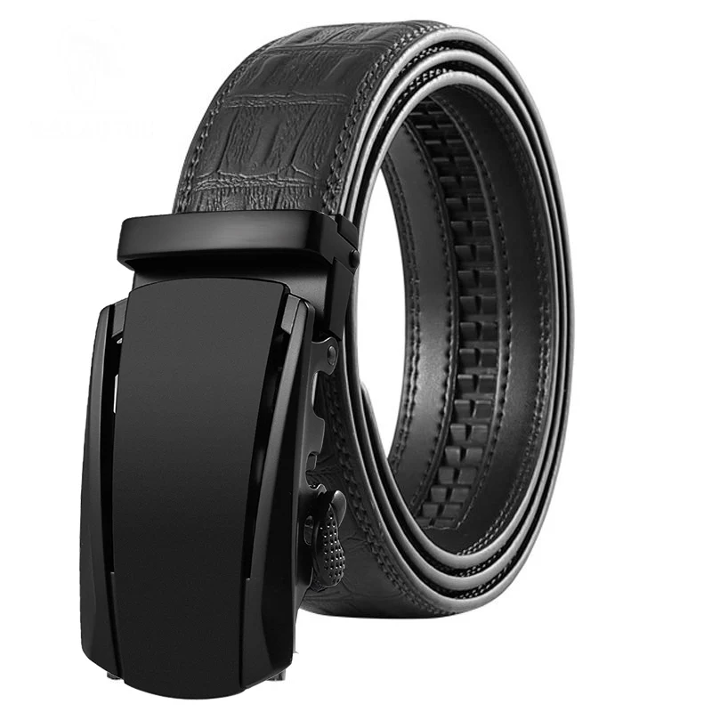 

Famous Brand Black Belt Men Top Quality Genuine Luxury Leather Belts for Men,Strap Male Metal Automatic Buckle