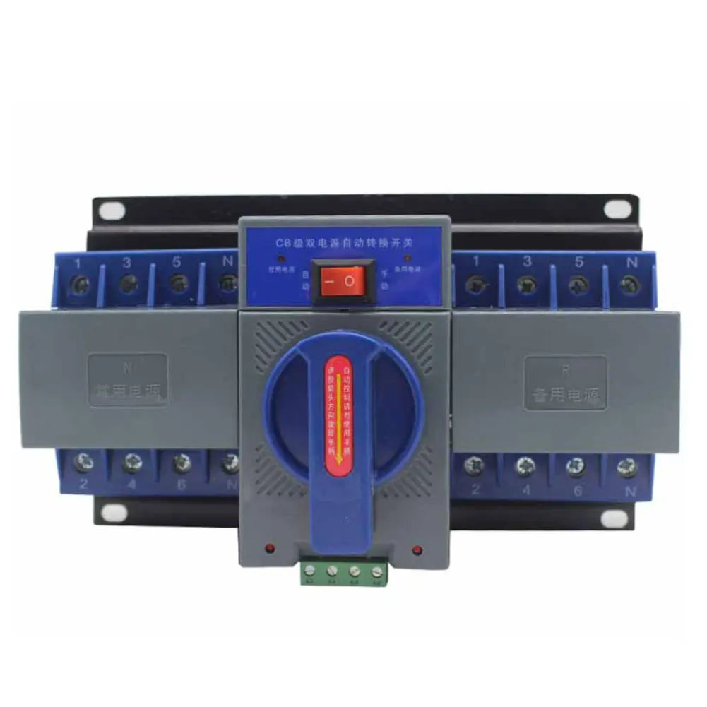 

63A MCB Type Dual Power Automatic Transfer Switch ATS Rated Voltage Rated 4P Mini Automatic Transfer Switch Circuit Breaker