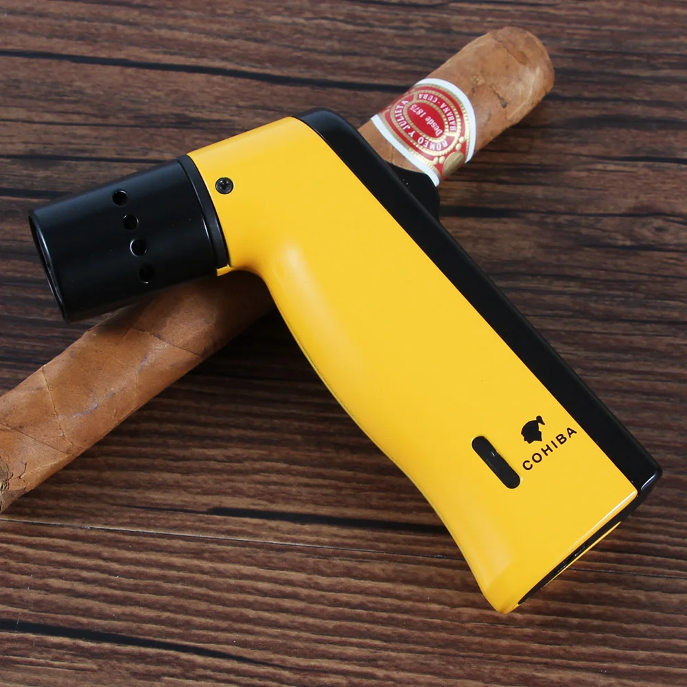 COHIBA гаджеты для мужчин крутая Зажигалка сигар креативный металлический