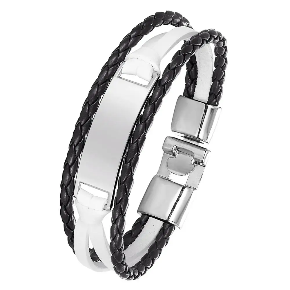 2020 Fashion Bracelet Leather Multi-layer Smooth Men's Women's Retro Punk Rock Lady Alloy Pendant Jewellery | Украшения и