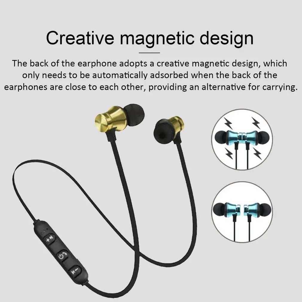 TWS XT11Magnetic беспроводные Bluetooth наушники музыкальная гарнитура с шейным ободом для