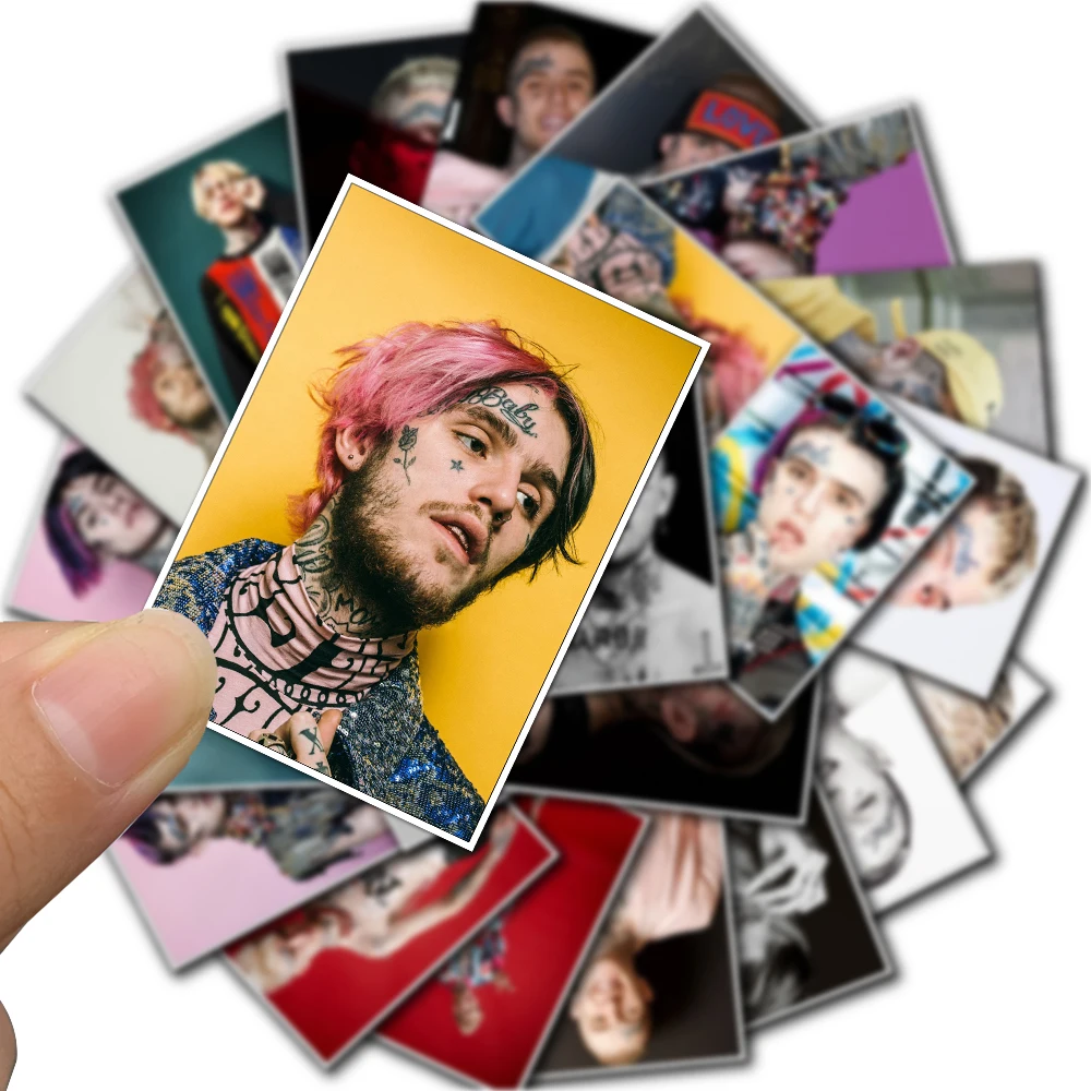 25 шт. известный рок певца Lil открытым Стикеры s Наклейка в стиле для ноутбука