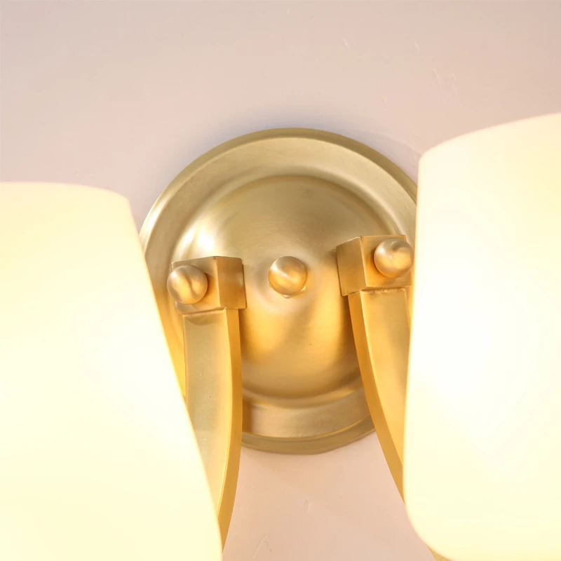 Светодиодный настенный светильник в европейском стиле подвесной из меди и