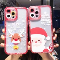 2022 jwmove christmas old man and deer for iphone13 mobile phone case 12pro max apple 11 soft 13pro case xs