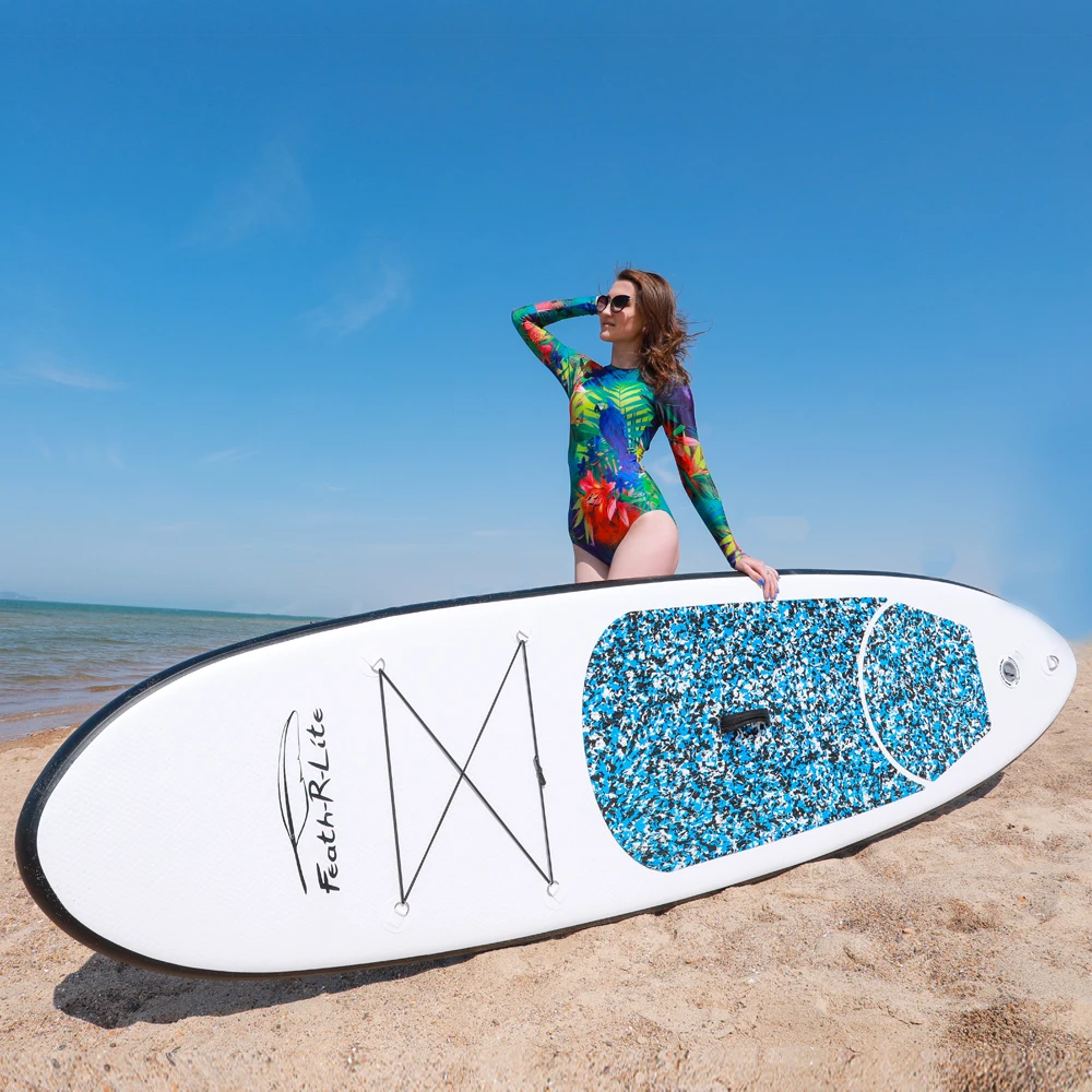 Надувная доска для весла Sup Board набор серфинга на каяке 10'x30'x4'' с рюкзаком