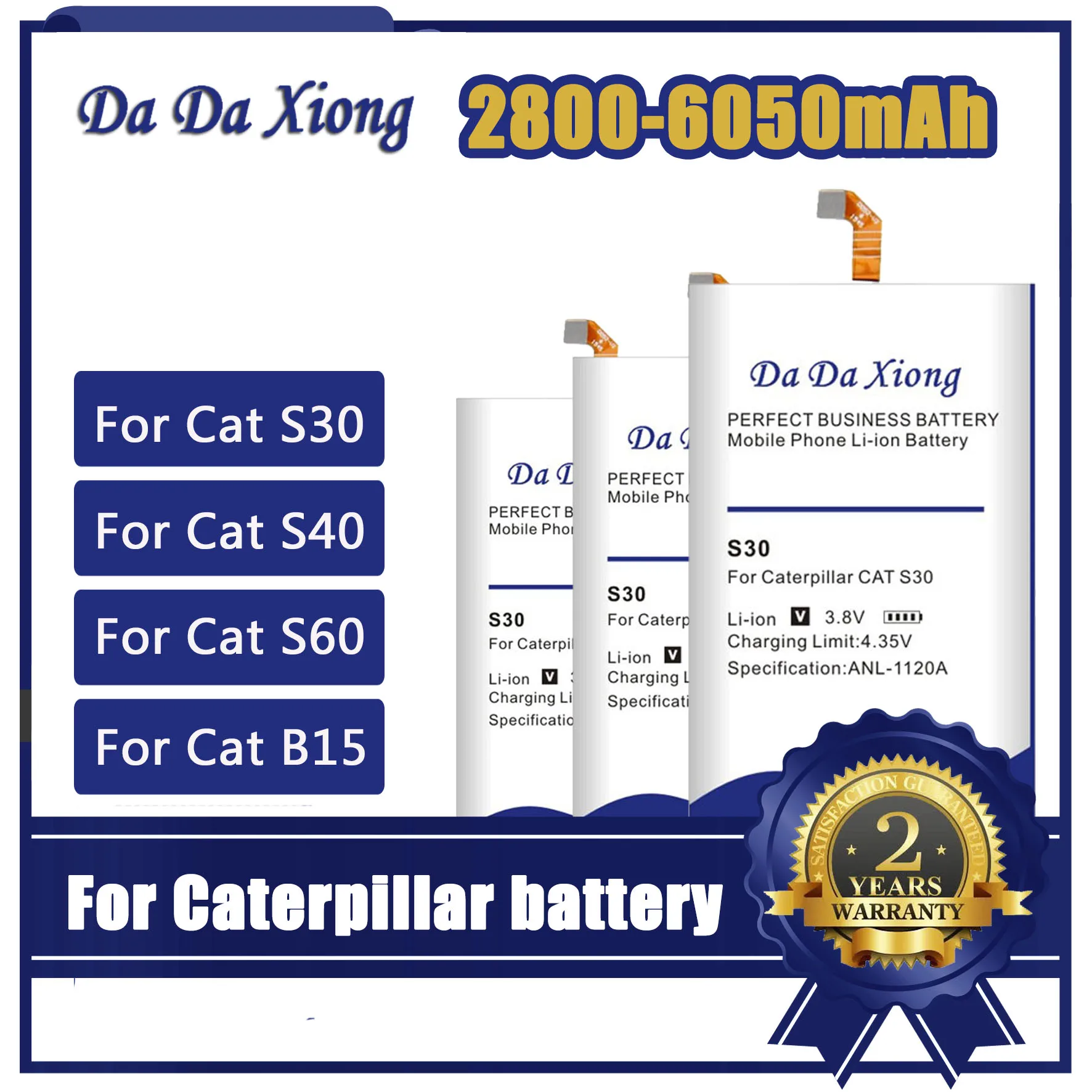 Аккумулятор 6050 мАч для Caterpillar CAT S30 S40 аккумулятор 458002 S60 APP 12F F57571 CGX 111For B15 B15Q
